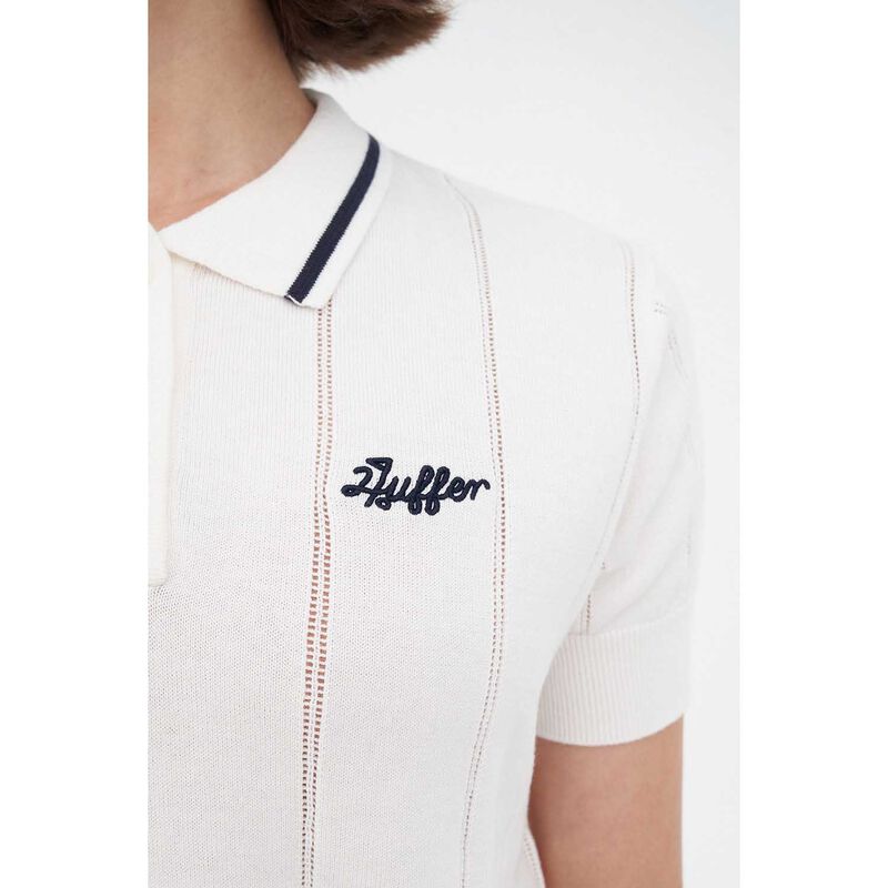 Huffer Womens Line Knit Polo image number 2